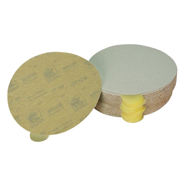 Indasa 8" Diameter Adhesive-Back Sandpaper